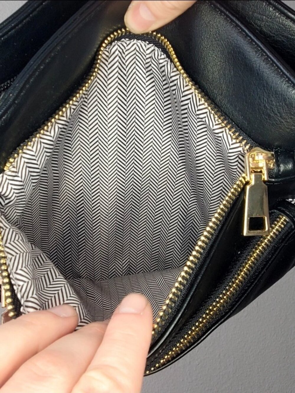 No Brand Black Fake Leather Multi Pocket Purse - Picture 6 of 10